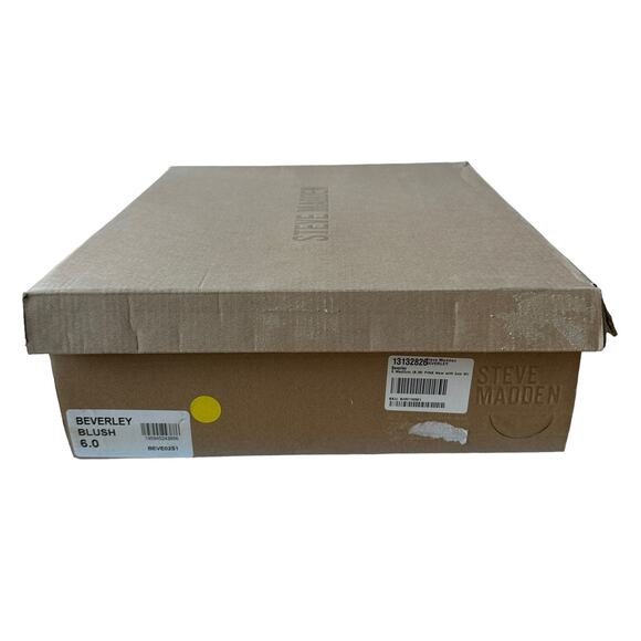 Steve Madden Boots Beverley Blush Mesh Nude Pink Over Knee Boot Women's Size 6 - Picture 6 of 11